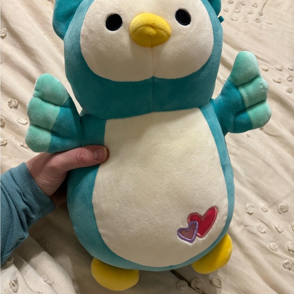 Winston Owl Squishmallow (Hugmeez line) 12” CLEAN